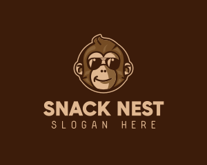 Cool Monkey Shades logo design