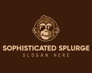 Cool Monkey Shades logo design