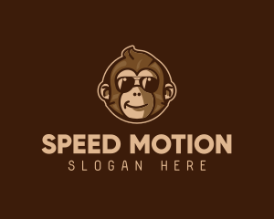 Cool Monkey Shades logo design