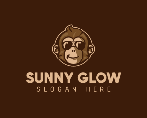 Cool Monkey Shades logo design