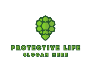 Turtle Shell Protection logo design