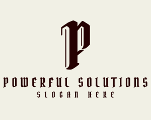 Generic Minimalist Letter P logo design