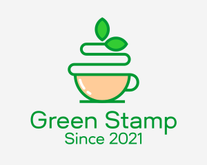 Green Tea Beverage  logo design