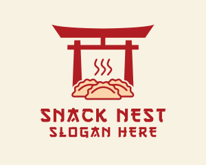 Japanese Temple Dumpling logo design