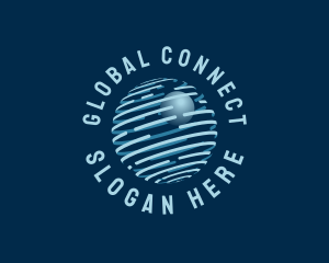 Modern Tech Globe logo