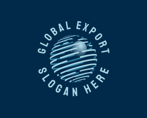 Modern Tech Globe logo