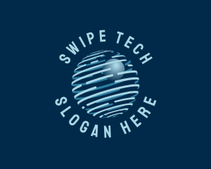 Modern Tech Globe logo design