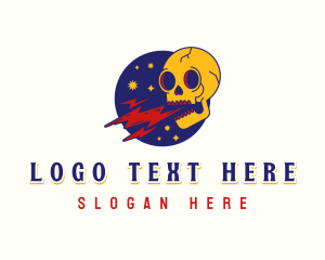 Cosmic Skull Lightning logo