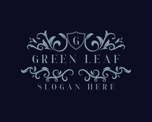 Leafy Floral Boutique logo design