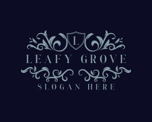 Leafy Floral Boutique logo design