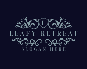 Leafy Floral Boutique logo design