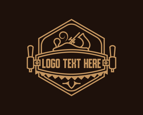 Woodcarving logo example 4