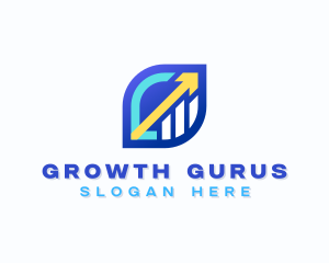 Financial Investor Graph logo design