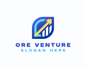 Financial Investor Graph logo design