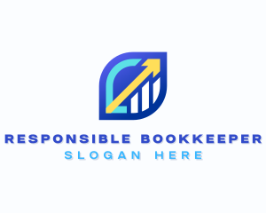 Financial Investor Graph logo design