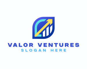 Financial Investor Graph logo design