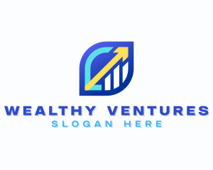 Financial Investor Graph logo design