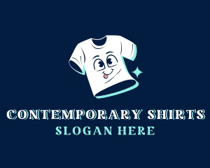 Clean Quirky Shirt logo design