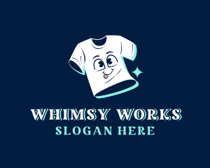 Clean Quirky Shirt logo design