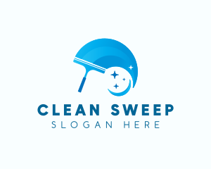 Cleaning Sanitize Squeegee logo
