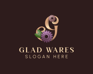 Feminine Flower Letter G logo design