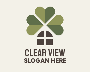 Heart Clover House logo design