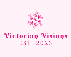 Victorian Pattern Cosmetics logo design