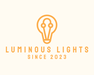 ELectrical Light Bulb logo design