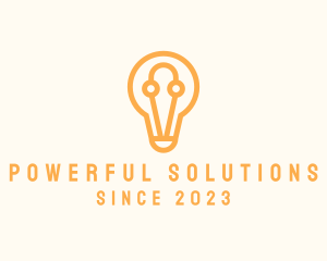 ELectrical Light Bulb logo design