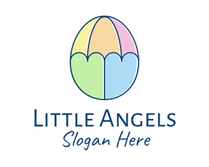 Pastel Egg Umbrella  logo