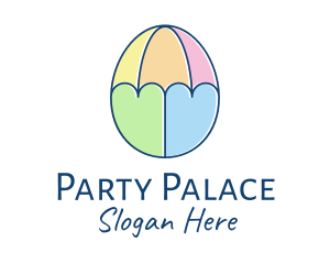 Pastel Egg Umbrella  logo design