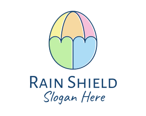 Pastel Egg Umbrella  logo