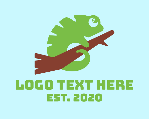 Iguana logo example 1