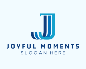 Finance Marketing Pillar Letter J logo design