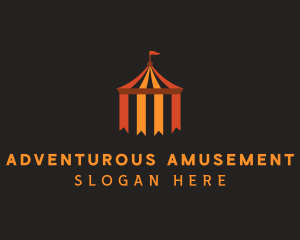 Ribbon Funfair Tent logo