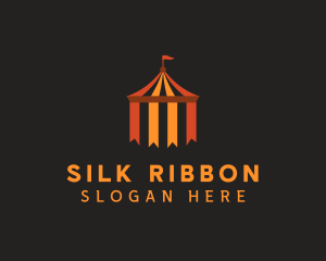 Ribbon Funfair Tent logo design