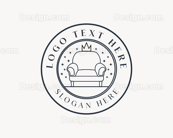 Crown Sofa Couch Furniture Logo