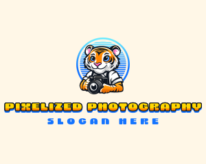 Media Photographer Tiger logo design