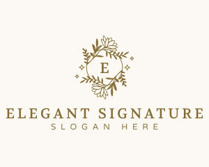 Floral Wreath Garden logo design