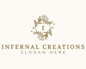 Floral Wreath Garden logo design