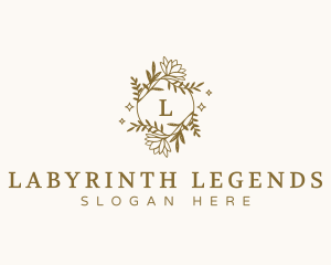 Floral Wreath Garden logo design