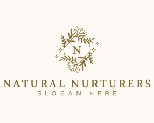 Floral Wreath Garden logo design