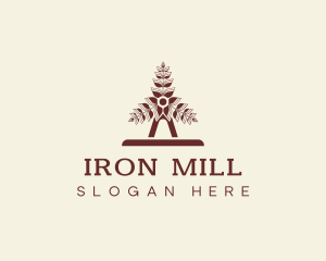 Wheat Mill Farm logo design