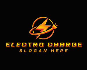 Electric Energy Plug  logo design