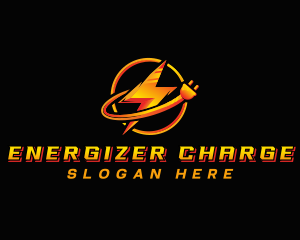 Electric Energy Plug  logo design