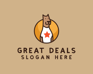 Great Dane Dog logo design