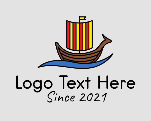 Viking Sail Boat logo