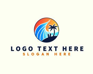 Travel Vacation Beach logo