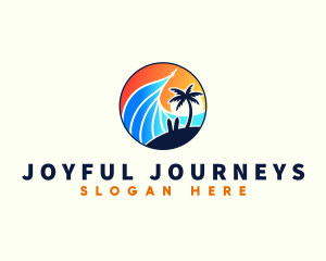 Travel Vacation Beach logo