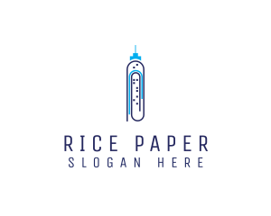 Paper Clip Tower logo design